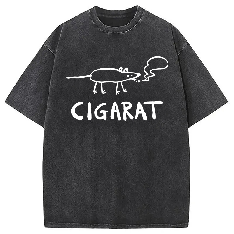 Modecanvas CIGARAT DTG Printing Washed T-Shirt