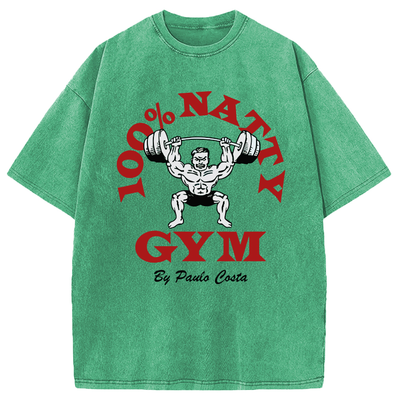 Modecanvas 100% Natty Gym DTG Printing Washed T-Shirt