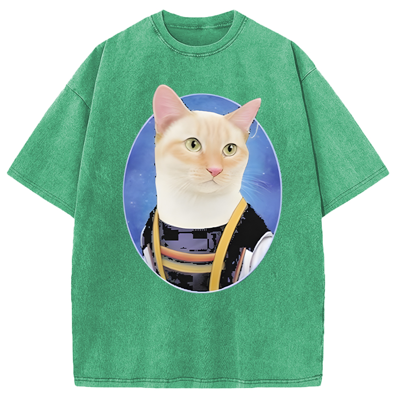 Modecanvas Doctor Mew DTG Printing Washed T-Shirt