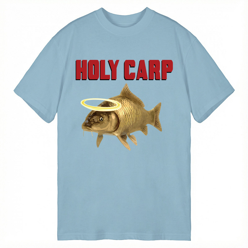 Modecanvas Holy Carp DTG Printing Classic T-Shirt-modecanvas