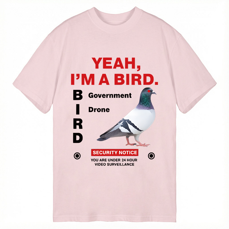 Modecanvas Government Funny Pigeon Puns DTG Printing Classic T-Shirt-modecanvas