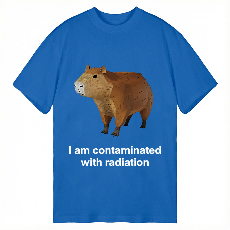 Modecanvas Contaminated Capybara DTG Printing Classic T-Shirt-modecanvas