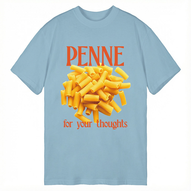 Modecanvas Penne For Your Thoughts DTG Printing Classic T-Shirt-modecanvas
