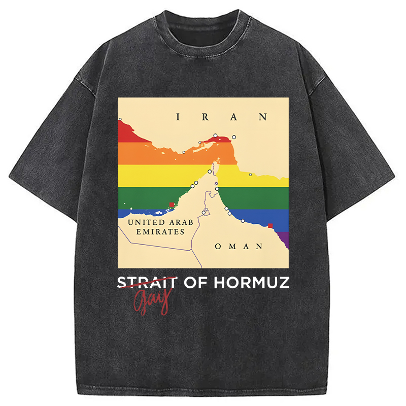 Modecanvas Gay of Hormuz DTG Printing Washed T-Shirt