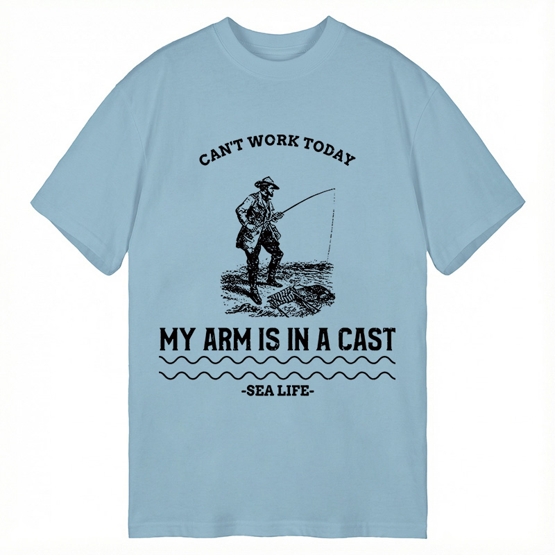 Modecanvas I Cant Work My Arm Is In A Cast DTG Printing Classic T-Shirt-modecanvas