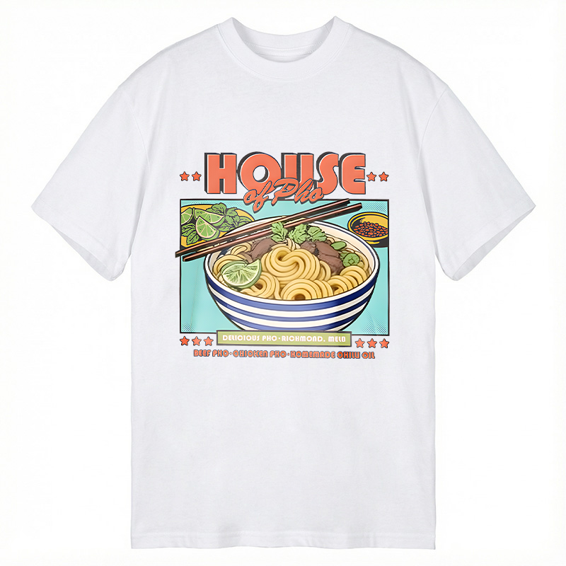 Modecanvas House of Pho DTG Printing Classic T-Shirt-modecanvas