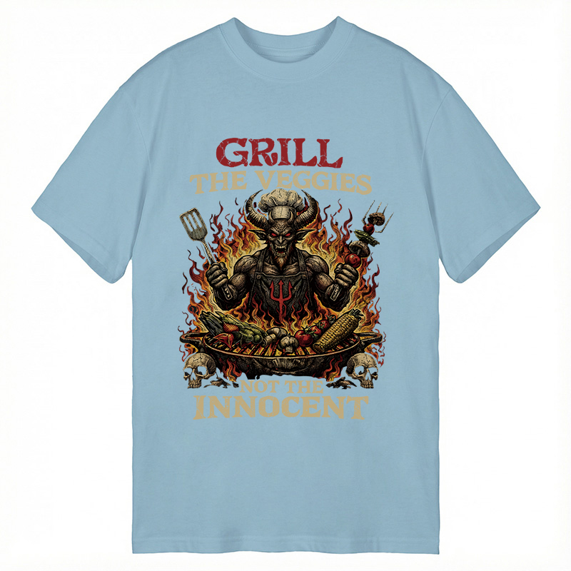 Modecanvas Heavy Metal Vegan Vegetarian DTG Printing Classic T-Shirt-modecanvas