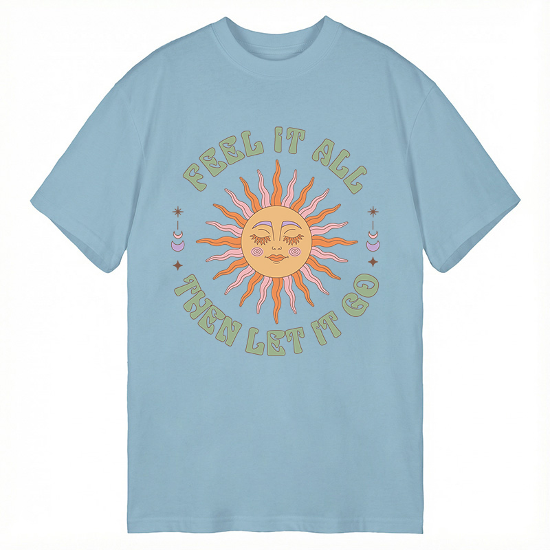 Modecanvas Breathe?and ?Release ?Artistic DTG Printing Classic T-Shirt-modecanvas