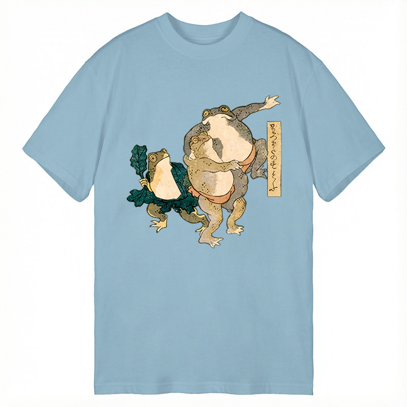 Modecanvas Sumo Frogs Japan DTG Printing Classic T-Shirt-modecanvas