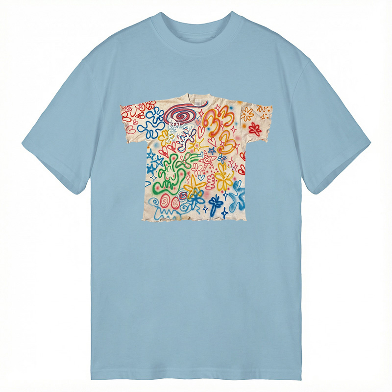 Modecanvas Graffiti Art Shirt Of DTG Printing Classic T-Shirt-modecanvas