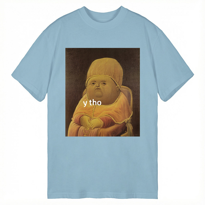 Modecanvas Y Tho Funny Meme DTG Printing Classic T-Shirt-modecanvas