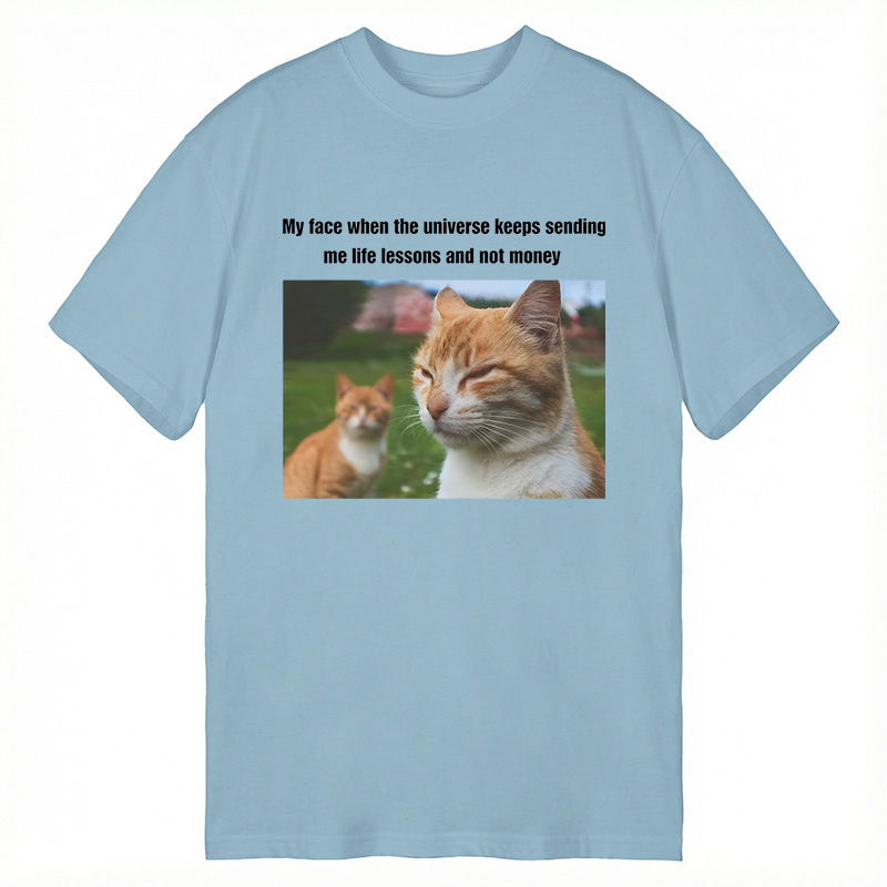Modecanvas Grumpy Cat Meme DTG Printing Classic T-Shirt-modecanvas