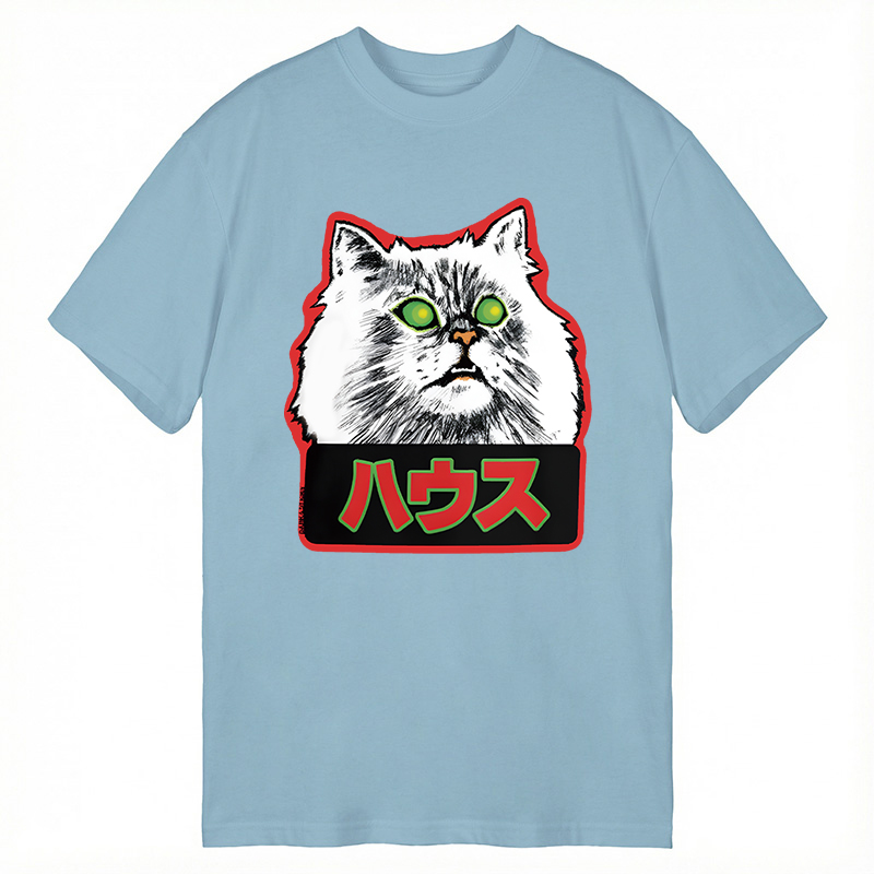Modecanvas Hausu Cat DTG Printing Classic T-Shirt-modecanvas