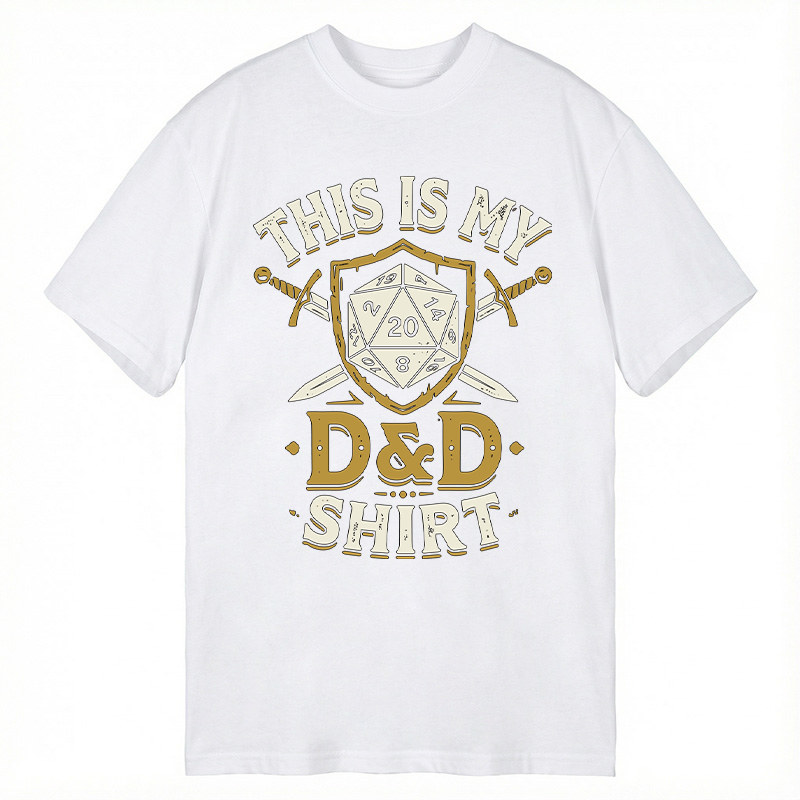 Modecanvas This Is My D&D shirt DTG Printing Classic T-Shirt-modecanvas
