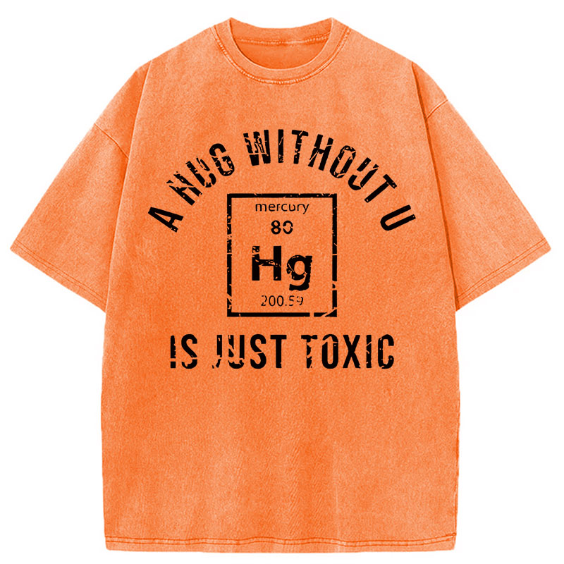 Modecanvas Toxic Chemistry DTG Printing Washed T-Shirt