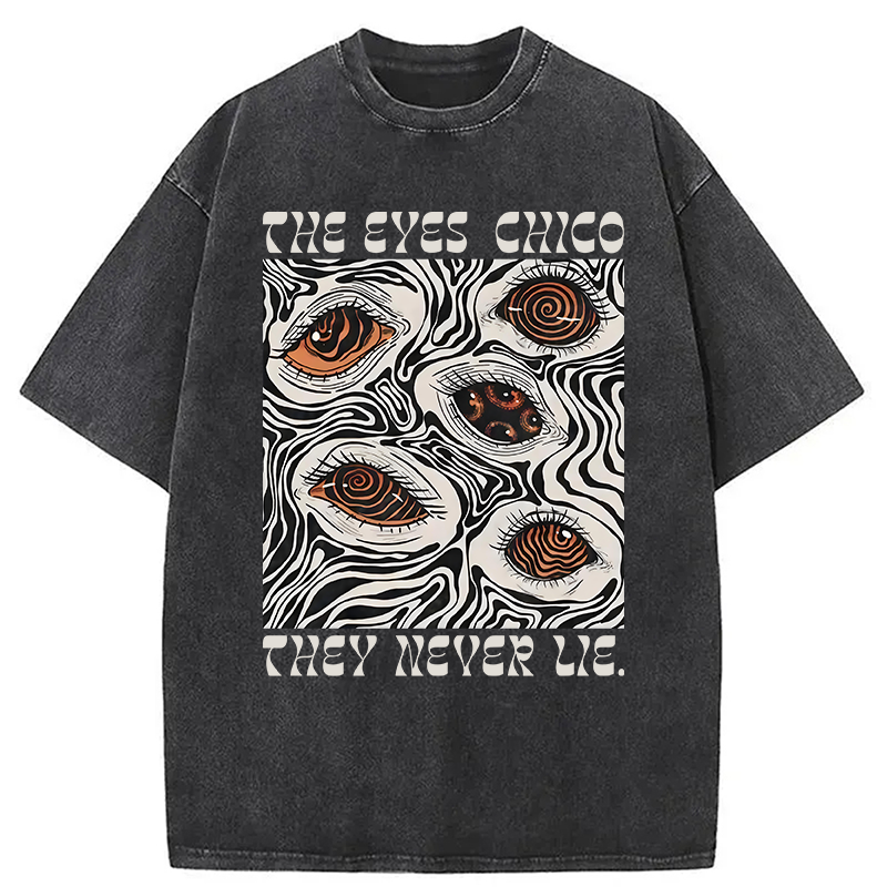 Modecanvas The Eyes Chico Washed T-Shirt
