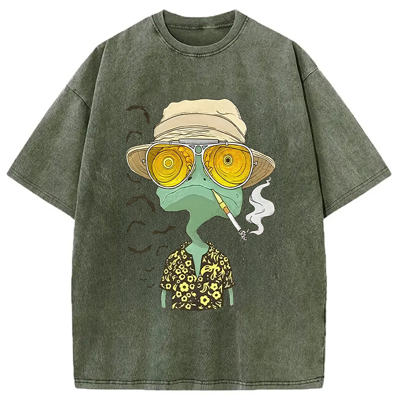 Modecanvas On Vacation Washed T-Shirt