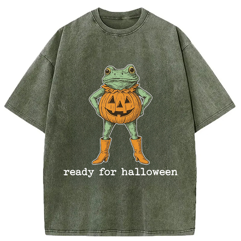 Modecanvas Ready for Hallowee Washed T-Shirt