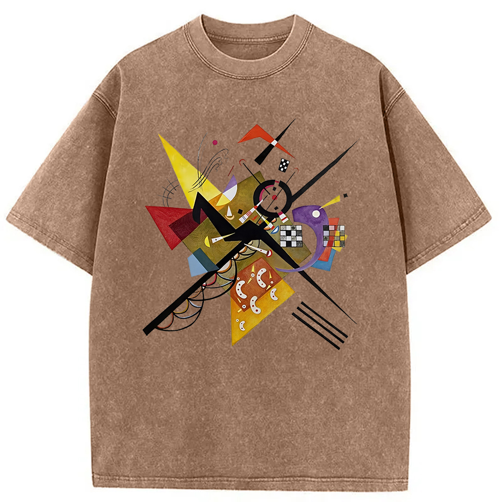 Modecanvas On White Fine Art Washed T-Shirt
