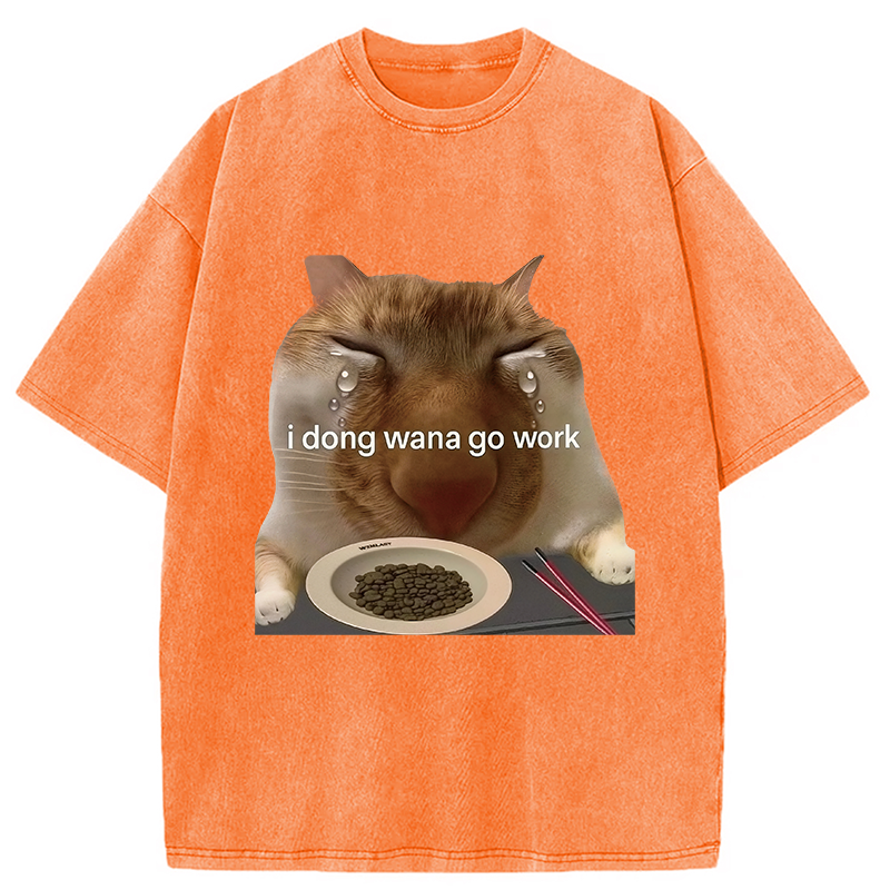 Modecanvas I Dong Wana Go Work Washed T-Shirt
