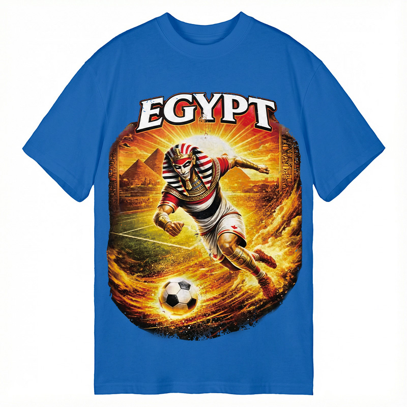 Modecanvas Egypt Soccer DTG Printing Classic T-Shirt-modecanvas