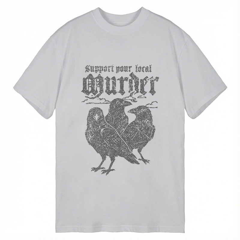 Modecanvas Support Your Local Murder DTG Printing Classic T-Shirt