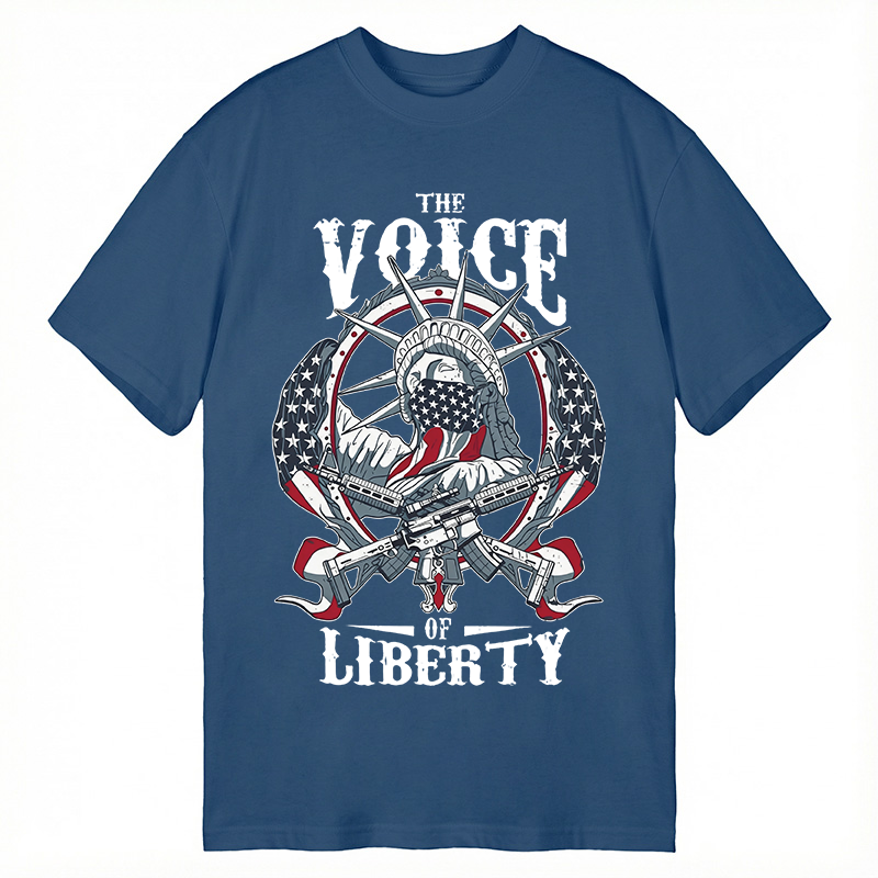 Modecanvas The Voice Of Liberty DTG Printing Classic T-Shirt-modecanvas