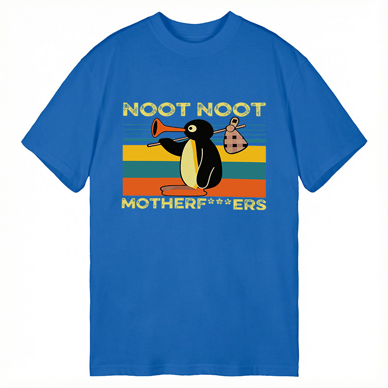 Modecanvas Pingu Noot Noot DTG Printing Classic T-Shirt-modecanvas