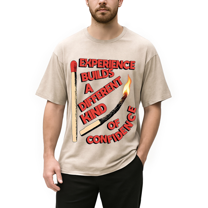 Modecanvas Experience Builds A Different Kind Of Confidence DTG Printing Washed T-Shirt