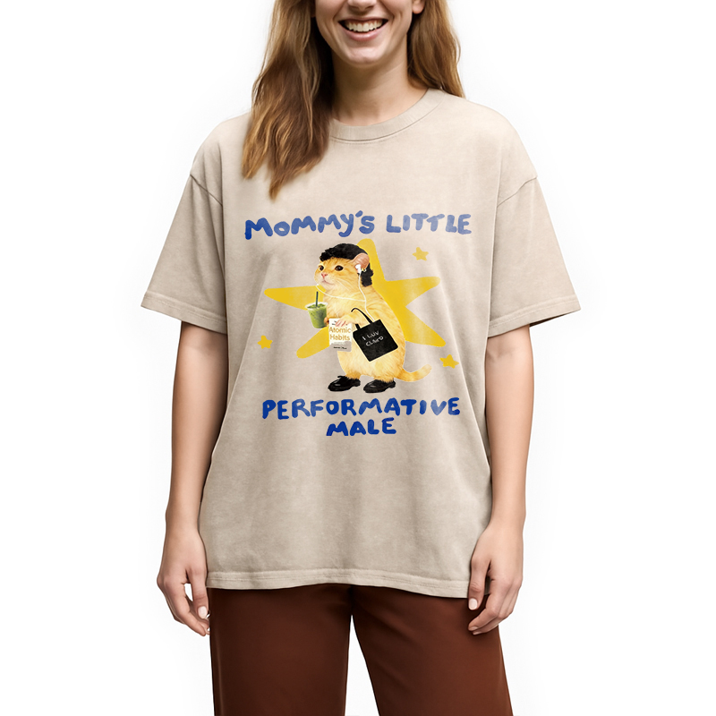 Modecanvas Performative Male Washed T-Shirt