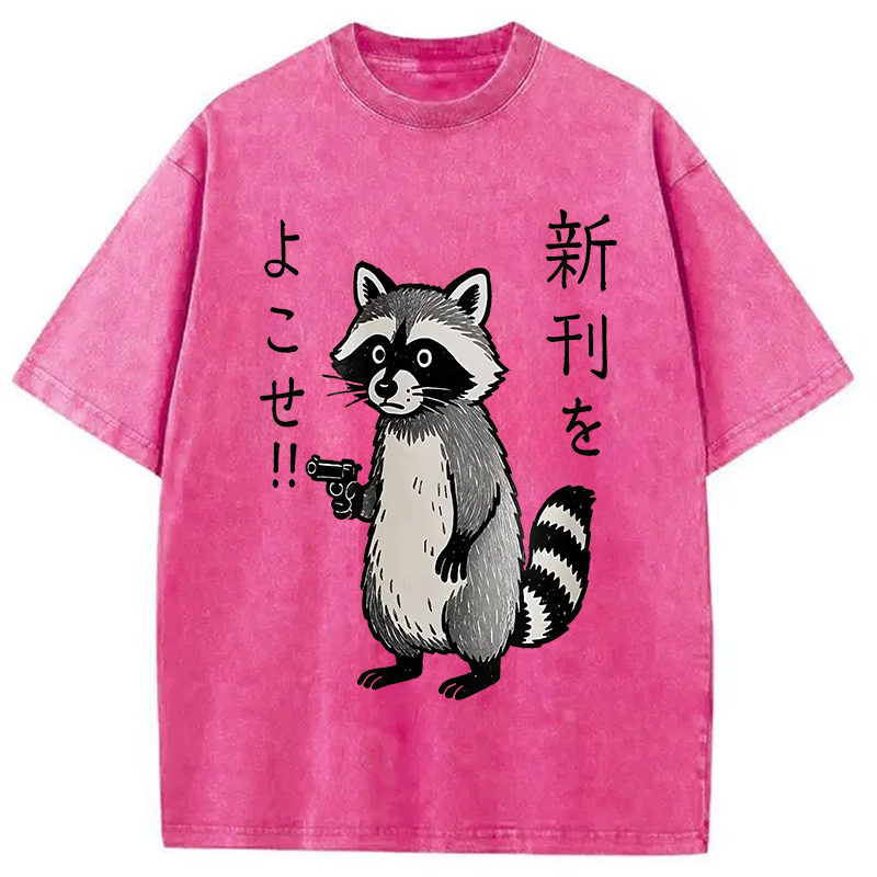Modecanvas Take Out The Latest Issue Washed T-Shirt