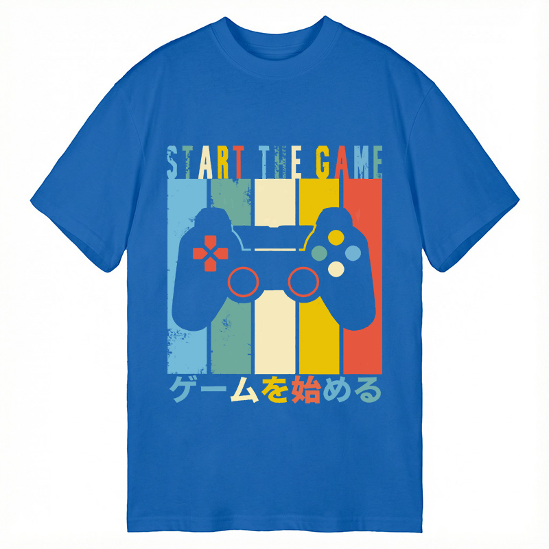 Modecanvas START THE GAME DTG Printing Classic T-Shirt-modecanvas
