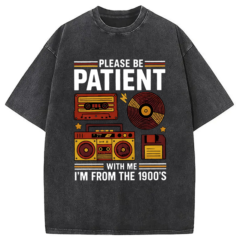 Modecanvas 90s Retro Stuff Washed T-Shirt