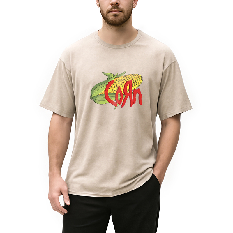 Modecanvas CoRn DTG Printing Washed T-Shirt