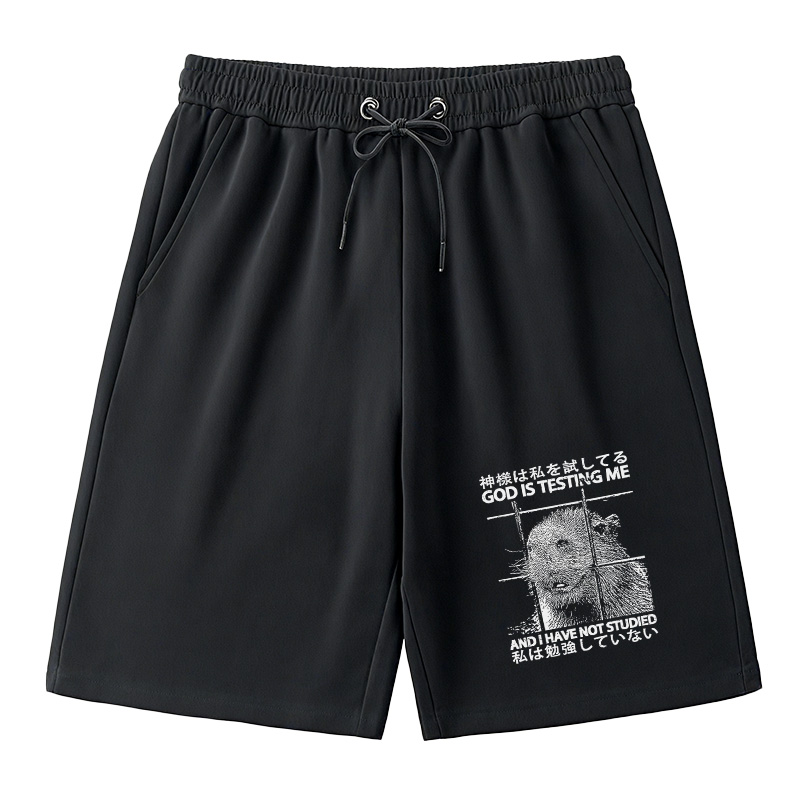 Modecanvas God Is Testing Me Classic Short