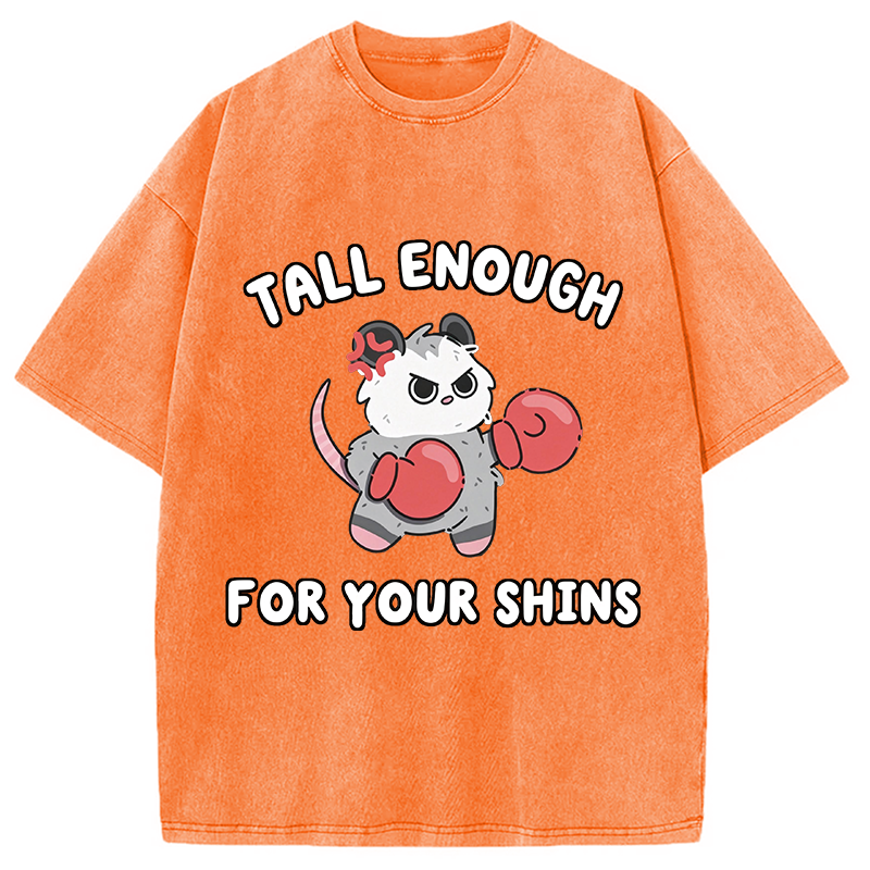 Modecanvas Tall Enough For Your Shins DTG Printing Washed T-Shirt