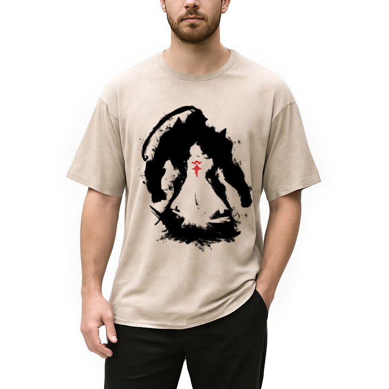 Modecanvas Elric Brothers - FMA Washed T-Shirt
