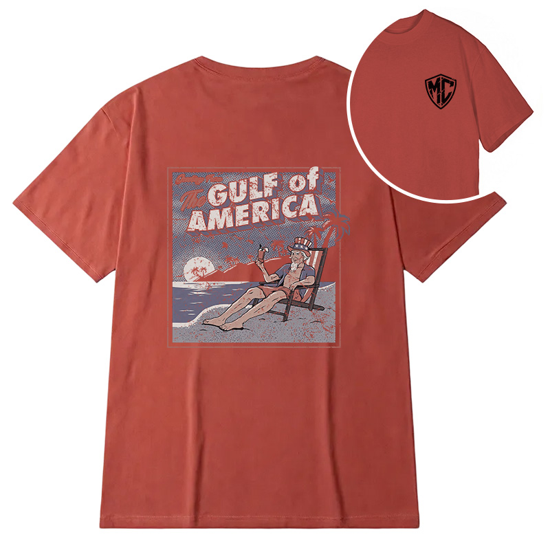 Modecanvas Greetings From The Gulf Of America DTG Printing Back Classic T-Shirt