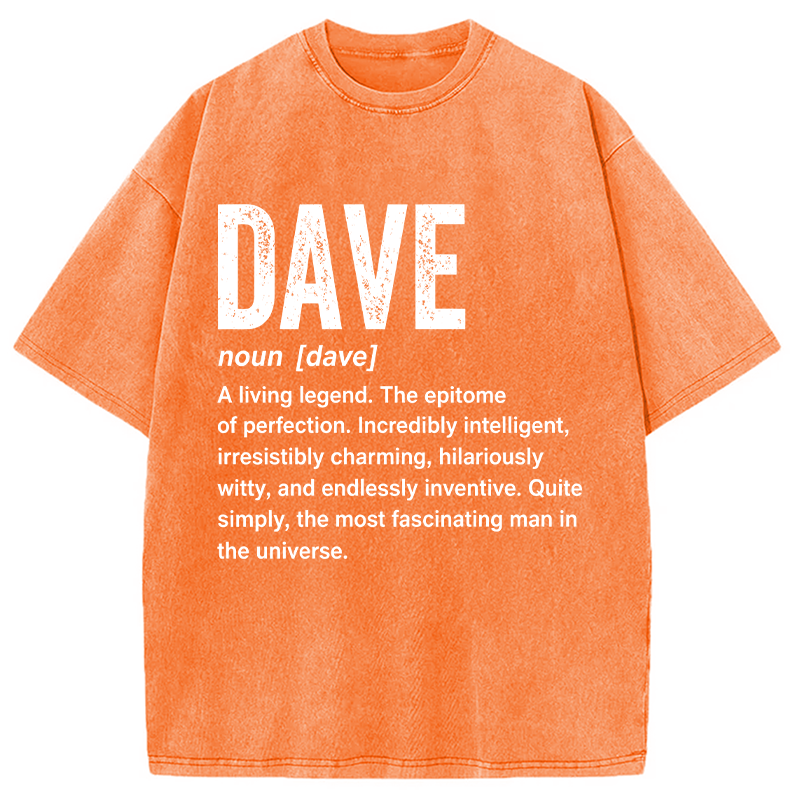Modecanvas Dave Definition DTG Printing Washed T-Shirt