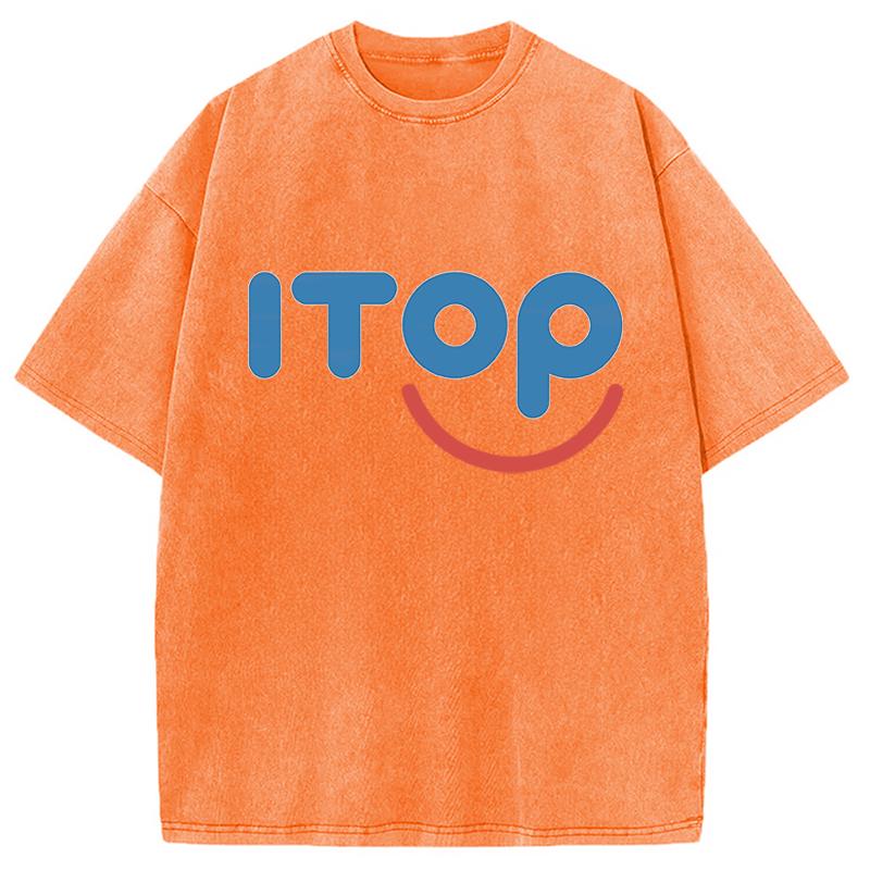 Modecanvas ITOP Parody Lesbian DTG Printing Washed T-Shirt