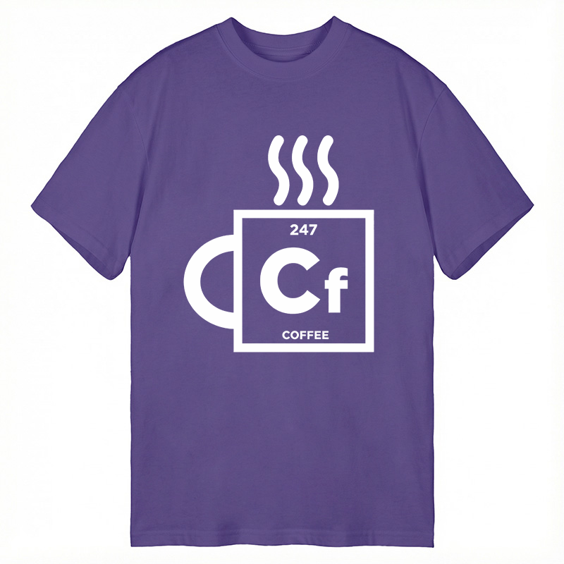 Modecanvas Coffee Element DTG Printing Classic T-Shirt-modecanvas