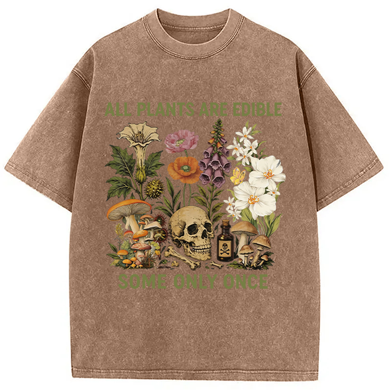 Modecanvas Some Only Once DTG Printing Washed T-Shirt