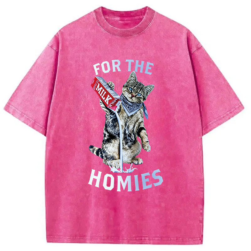 Modecanvas For The Homies DTG Printing Washed T-Shirt
