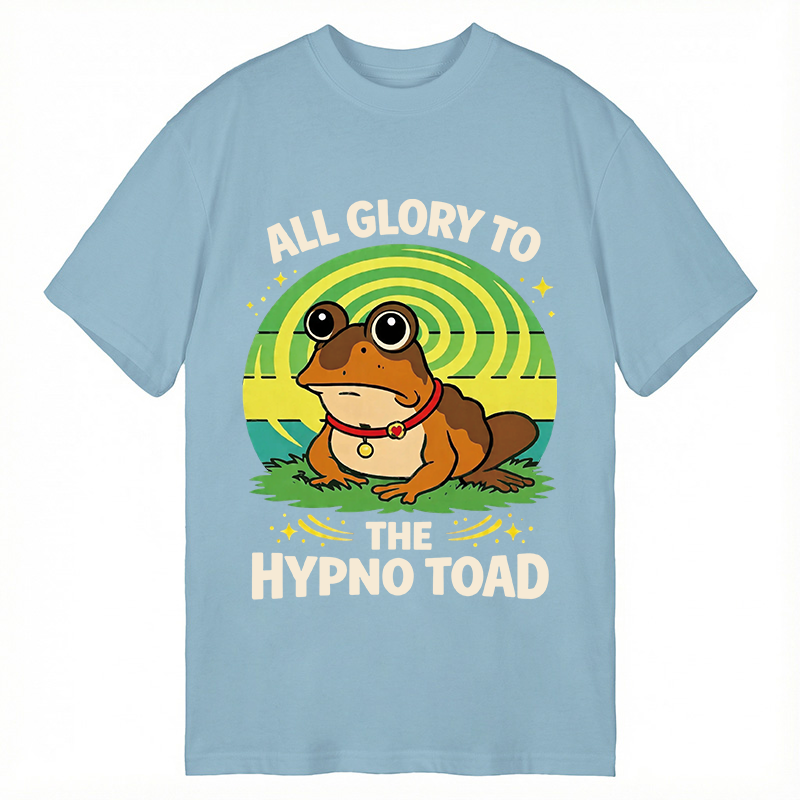 Modecanvas Funny All Glory To The Hypno Toad DTG Printing Classic T-Shirt-modecanvas