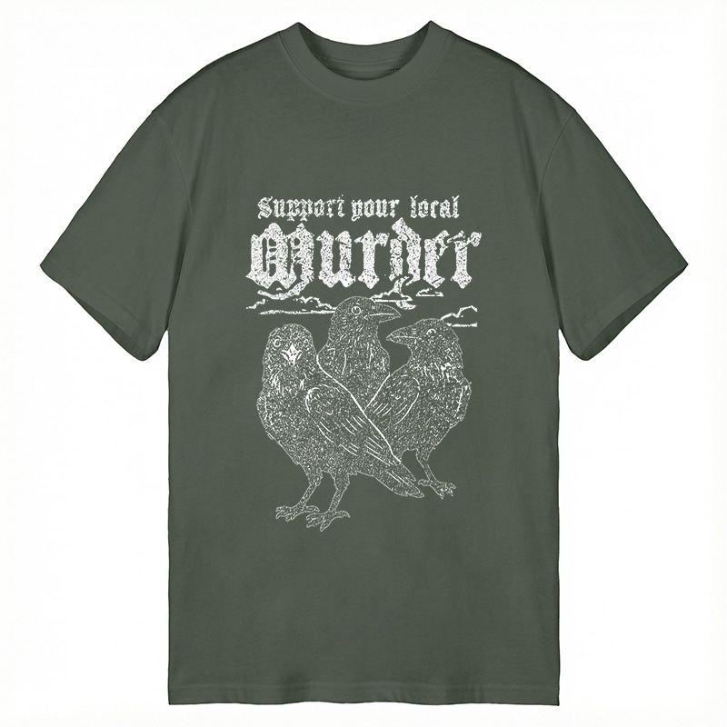 Modecanvas Support Your Local Murder DTG Printing Classic T-Shirt