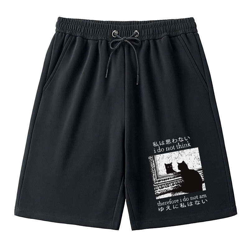 Modecanvas Thinking Cat Classic Short