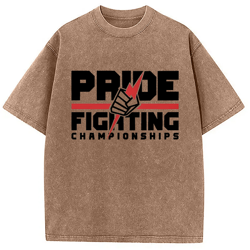 Modecanvas Fighting Competition Washed T-Shirt