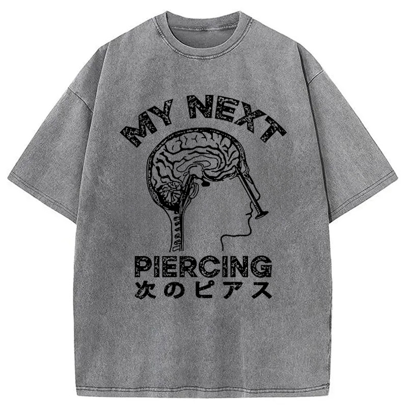 Modecanvas Next Piercing Surgery Washed T-Shirt
