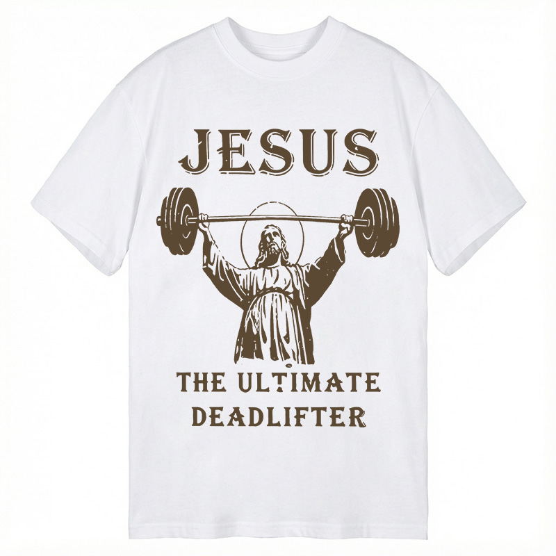 Modecanvas Jesus DTG Printing Classic T-Shirt-modecanvas