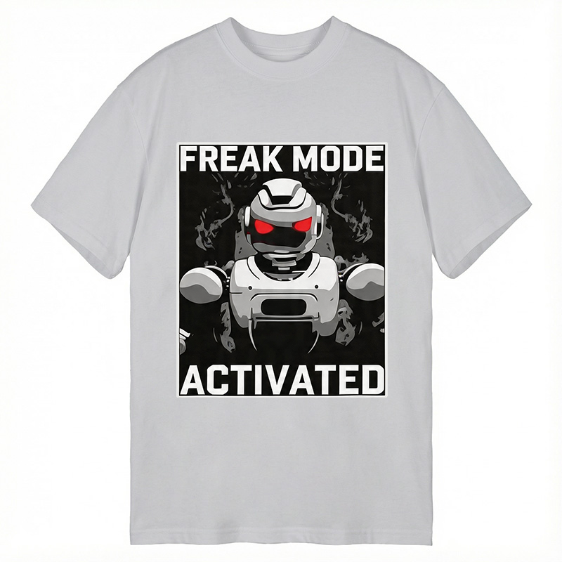 Modecanvas Freak Mode Activated DTG Printing Classic T-Shirt-modecanvas